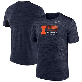 Men's Nike Navy Illinois Fighting Illini Velocity Dri-FIT T-Shirt