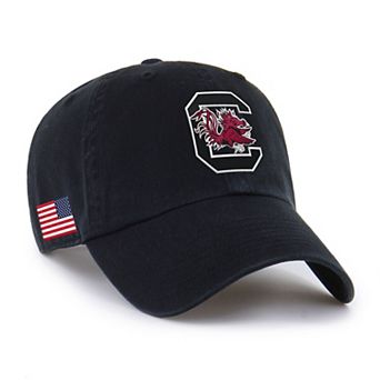 Men's '47 Black South Carolina Gamecocks Americana Heritage Clean Up Adjustable Hat