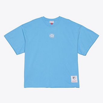 Men's Mitchell & Ness Light Blue Chicago Cubs Insignia Premium T-Shirt