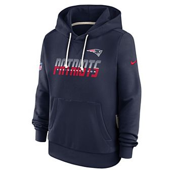Women's Nike Navy New England Patriots Sideline Standard Issue Dri-FIT Hoodie