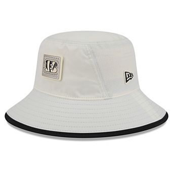Men's New Era Cream Cincinnati Bengals 2026 NFL Training Camp Sport Bucket Hat