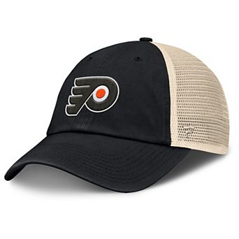 Men's Fanatics Black/Natural Philadelphia Flyers Rival Trucker Adjustable Hat
