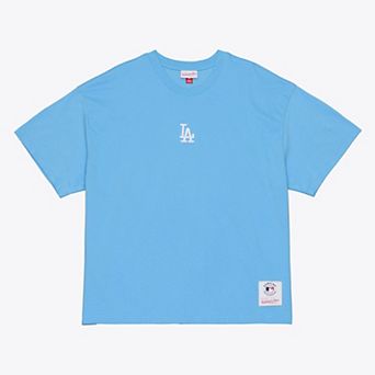Men's Mitchell & Ness Light Blue Los Angeles Dodgers Insignia Premium T-Shirt