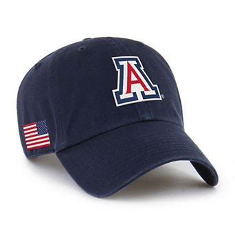 Men's '47 Navy Arizona Wildcats Americana Heritage Clean Up Adjustable Hat