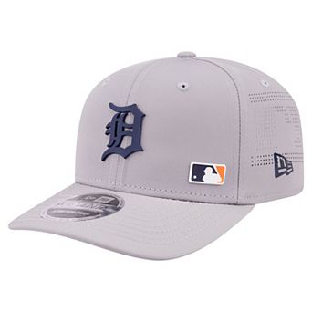 Men's New Era Gray Detroit Tigers Laser Perforated 9SEVENTY Adjustable Hat