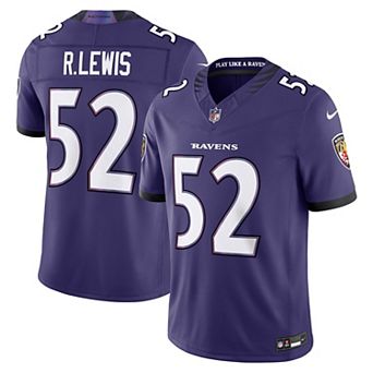 Men's Nike Ray Lewis Purple Baltimore Ravens Vapor F.U.S.E. Stitched Retired Limited Jersey