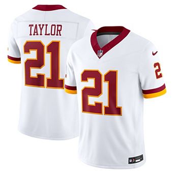 Men's Nike Sean Taylor White Washington Commanders Vapor F.U.S.E. Stitched Retired Limited Jersey