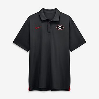 Men's Nike Black Georgia Bulldogs 2026 Sideline Tour Dri-FIT Polo