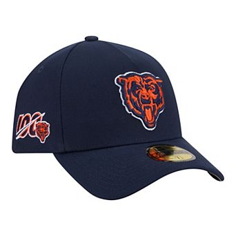 Men's New Era Navy Chicago Bears A-Frame 59FORTY Fitted Hat