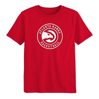 Preschool Outerstuff Red Atlanta Hawks Primary Logo T-Shirt