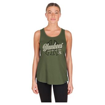 Women's New Era Olive New York Yankees 2026 Armed Forces Day Tank Top