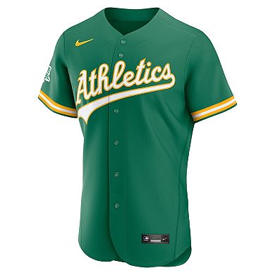 Men's Nike Green Athletics Alternate Authentic Jersey