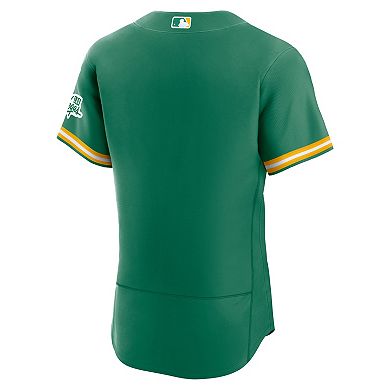 Men's Nike Green Athletics Alternate Authentic Jersey