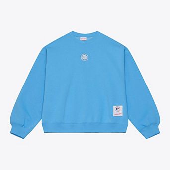 Men's Mitchell & Ness Light Blue Chicago Cubs Insignia Fleece Sweatshirt