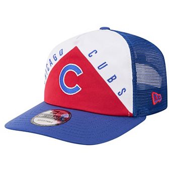 Men's New Era White/Royal Chicago Cubs Retro Cut 19TWENTY Adjustable Trucker Hat