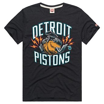 Unisex Homage Charcoal Detroit Pistons 2025 City Edition Tri-Blend T-Shirt