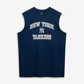 Men's Fanatics Navy New York Yankees Big & Tall Heart & Soul Muscle Tank Top