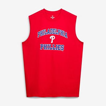 Men's Fanatics Red Philadelphia Phillies Big & Tall Heart & Soul Muscle Tank Top