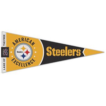 "WinCraft Pittsburgh Steelers 12"" x 30"" America 250 Premium Pennant"