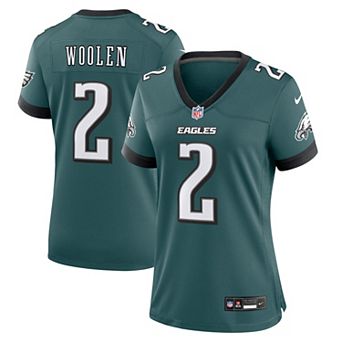 Women's Nike Tariq Woolen Midnight Green Philadelphia Eagles Team Game Jersey
