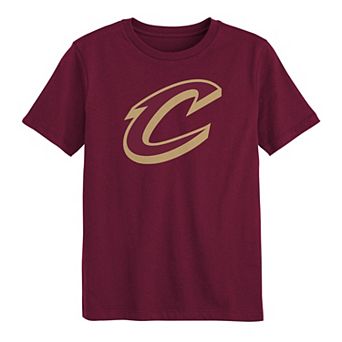 Preschool Outerstuff Wine Cleveland Cavaliers Primary Logo T-Shirt