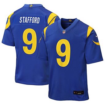 Youth Nike Matthew Stafford Royal Los Angeles Rams Team Game Jersey