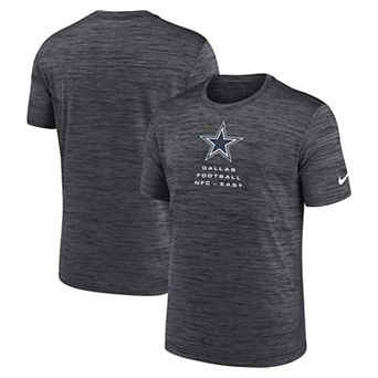 Men's Nike Anthracite Dallas Cowboys Velocity Ball Carrier Dri-FIT T-Shirt