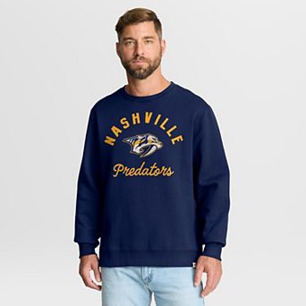 Men's Fanatics Navy Nashville Predators Stickler Sweatshirt
