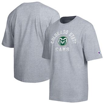 Men's Champion Heather Gray Colorado State Rams Weathered Team T-Shirt