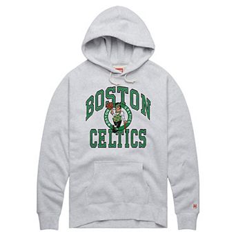 Unisex Homage Ash Boston Celtics Logo Arch Hoodie