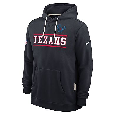 Men's Nike Navy Houston Texans Alt Sideline Standard Issue Dri-FIT Hoodie