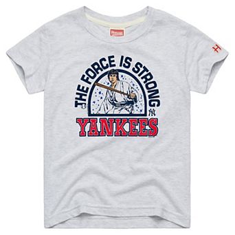 Youth Homage Heather Gray New York Yankees Star Wars x MLB Dark Side T-Shirt