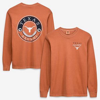 Men's Texas Orange Texas Longhorns Circle Seal Alumni Long-Sleeve T-Shirt