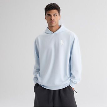 Men's Fanatics Light Blue Los Angeles Dodgers Clutch Tri-Blend Hoodie