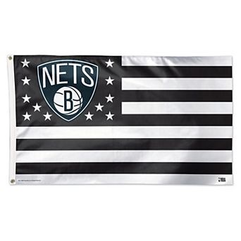 WinCraft Brooklyn Nets 3' x 5' Single-Sided Deluxe Patriotic Stars & Stripes Flag