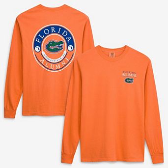 Men's Orange Florida Gators Circle Seal Alumni Long-Sleeve T-Shirt