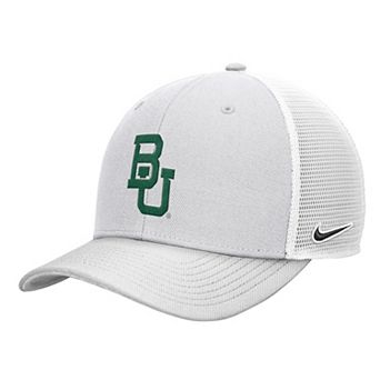 Men's Nike White Baylor Bears White Out Rise Trucker Adjustable Hat