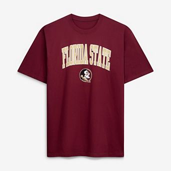 Men's Champion Garnet Florida State Seminoles Champion Big & Tall Team Arch Over Wordmark T-Shirt