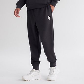 Men's Fanatics Charcoal New York Mets Clutch Fleece Tri-Blend Joggers