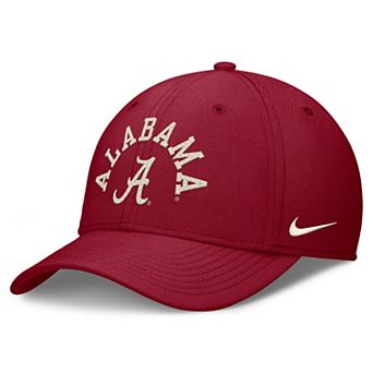 Men's Nike Crimson Alabama Crimson Tide Campus Prep Chained & Arched Swooshflex Flex Hat