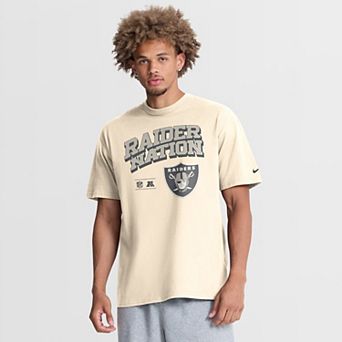 Men's Nike Natural Las Vegas Raiders Vintage Mod Blown Away Max90 T-Shirt