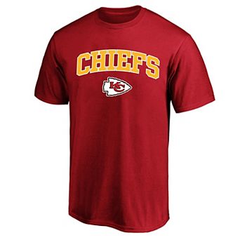 Men's Fanatics Red Kansas City Chiefs Big & Tall Arch Logo T-Shirt