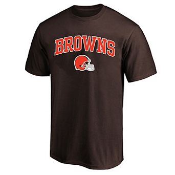 Men's Fanatics Brown Cleveland Browns Big & Tall Arch Logo T-Shirt
