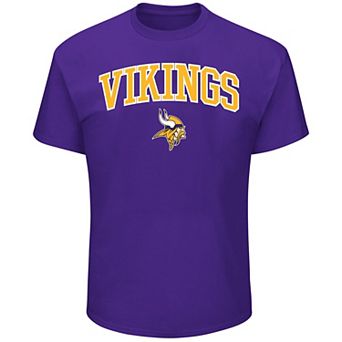 Men's Fanatics Purple Minnesota Vikings Big & Tall Arch Logo T-Shirt