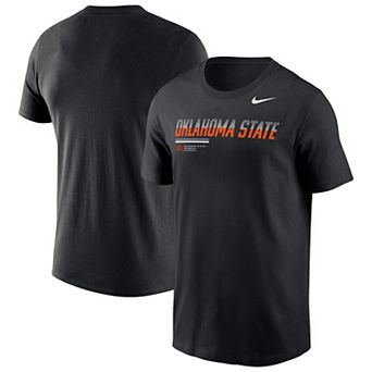 Men's Nike Black Oklahoma State Cowboys 2026 Sideline Wordmark Legend Dri-FIT T-Shirt