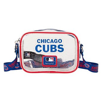 Loungefly Chicago Cubs Clear All Over Logo Crossbody Bag