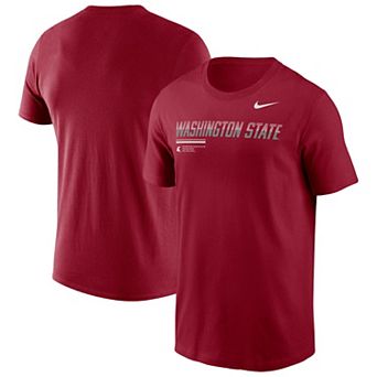 Men's Nike Crimson Washington State Cougars 2026 Sideline Wordmark Legend Dri-FIT T-Shirt
