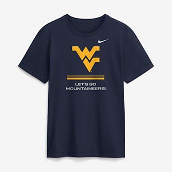 Men's Nike Navy West Virginia Mountaineers 2026 Sideline Dri-FIT T-Shirt