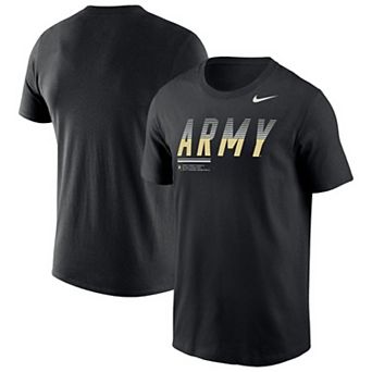 Men's Nike Black Army Black Knights 2026 Sideline Wordmark Legend Dri-FIT T-Shirt
