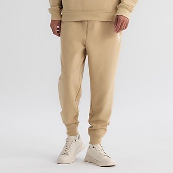 Men's Fanatics Khaki New York Mets Clutch Fleece Tri-Blend Joggers